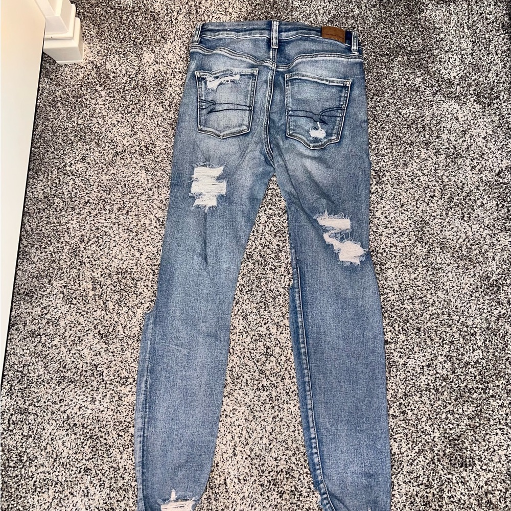 Skinny ripped leggings